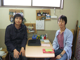団長さんと。お忙しい中ありがとうございました☆。